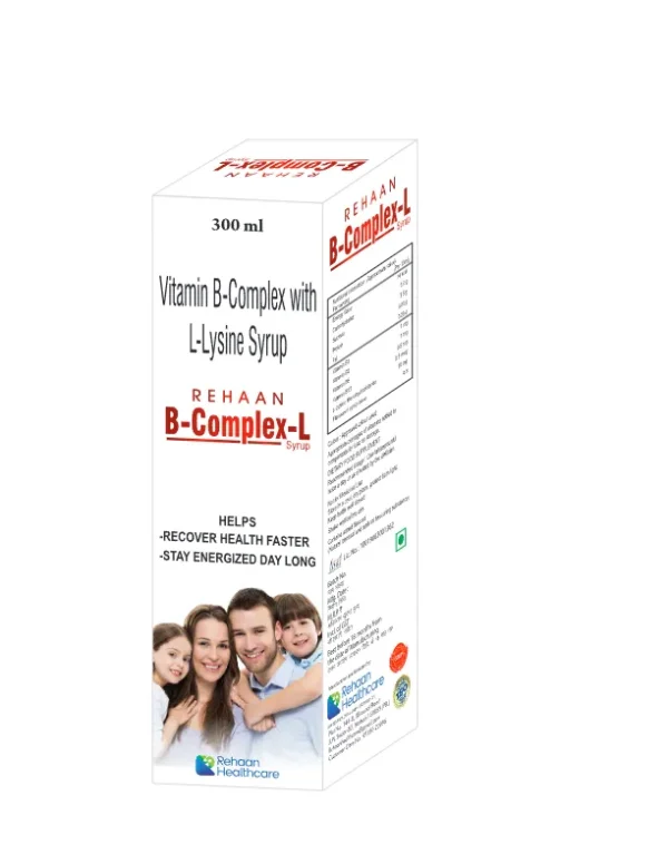 B Complex Syru B-Complex-L 300 ml Syrup - Sycare Lifesciences