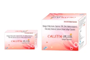 CALSYM-PLUS  Folic Acid, Boron & Calcium Citrate Softgel Capsules