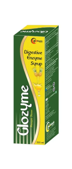 Glozyme Digestive Enzyme Syrup 225 ml – Pepsin & Fungal Diastase
