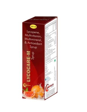 LYCOCARE-M Syrup (225 ml) Lycopene, Multivitamin, Multimineral & Antioxidant Syrup