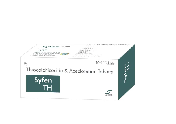 Thiocolchicoside & Aceclofenac Tablets – Syfen TH