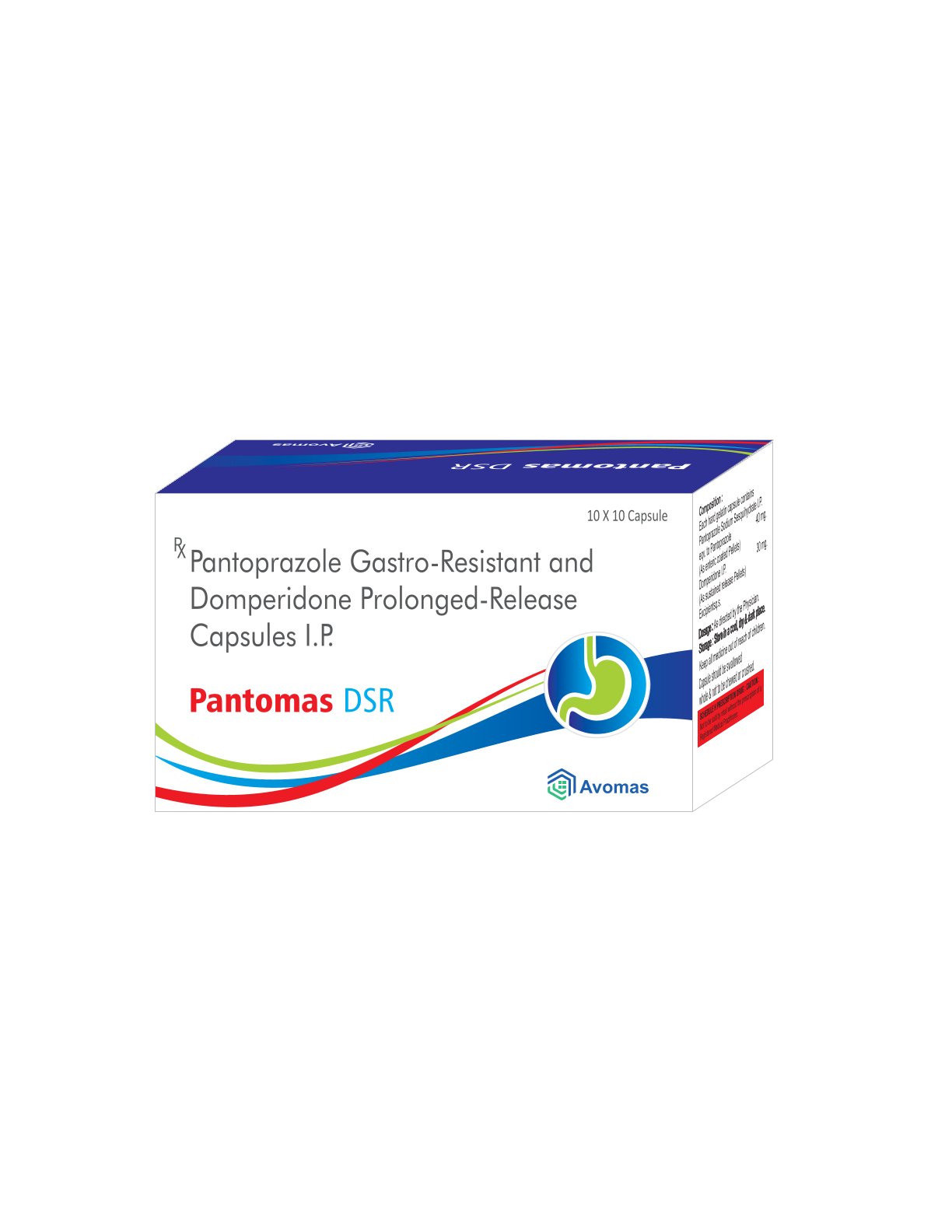 Pantomas DSR (Pantoprazole Gastro-Resistant and Domperidone Prolonged-Release Capsules I.P.)